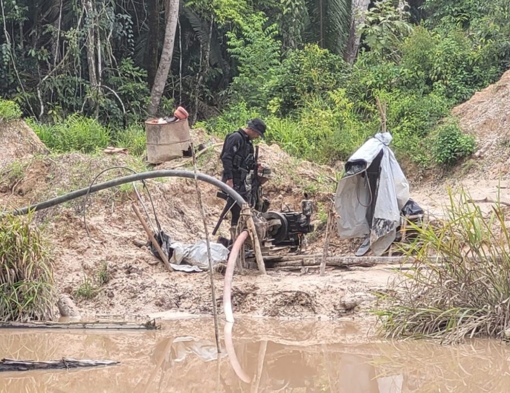 Sema-MT e BOPE desarticulam quatro garimpos ilegais durante Operação Amazônia