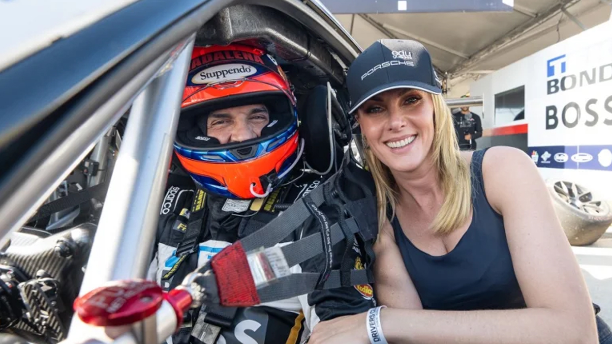 Edu Guedes leva Ana Hikmann para passeio cheio de aventuras: ‘Porsche Cup Brasil’