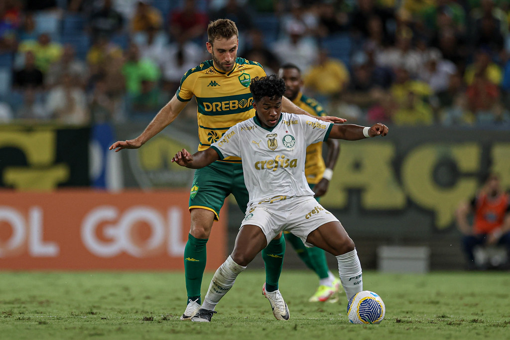Cuiabá perde de 2×0 para o Palmeiras e completa 4 derrotas em 4 jogos sem marcar gol no Brasileirão