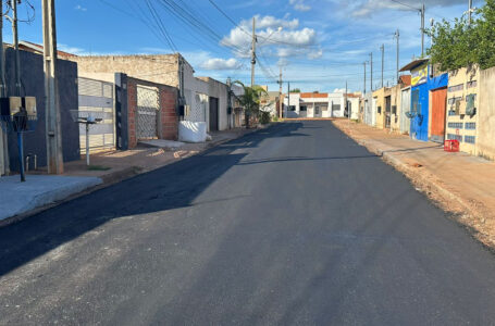 Paiaguás recebe 5,5 km de asfalto novo e 17,7 km recapeamento de ruas e avenidas