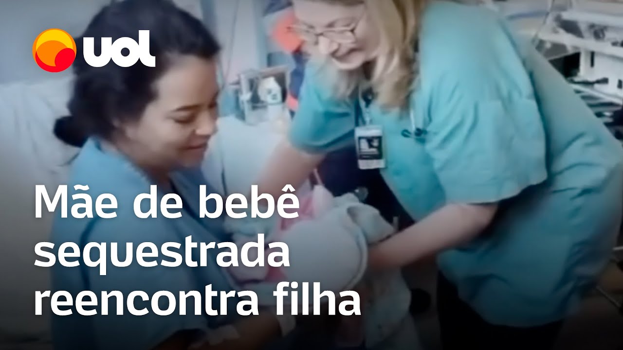 Mãe reencontra bebê sequestrada por médica em hospital em Uberlândia; veja