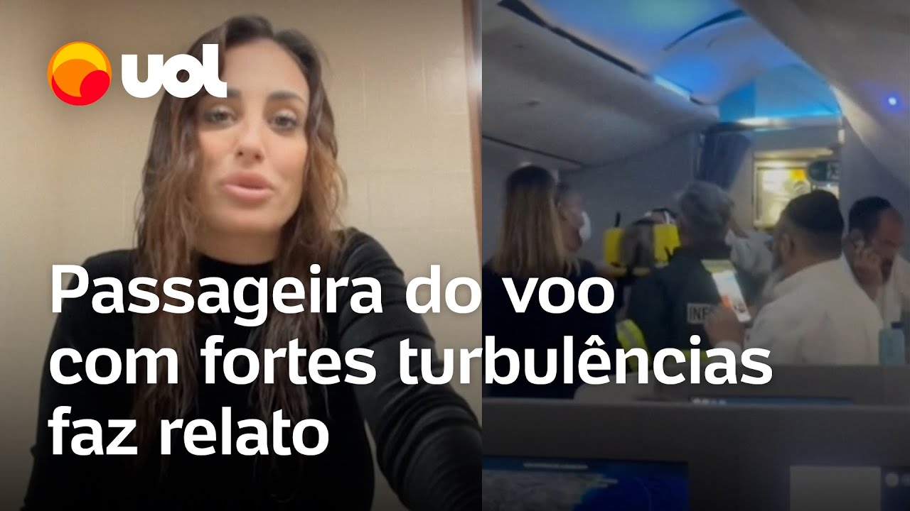 Turbulência em voo: ‘Pessoas berravam e caíam uma sobre as outras’, conta passageira