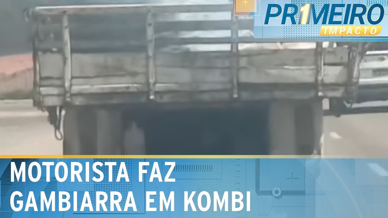 Risco de explosão: dono de Kombi faz gambiarra com combustível em SP