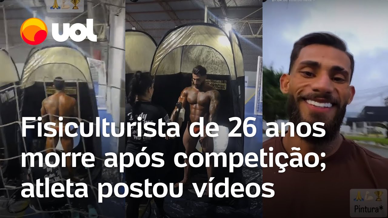 Fisiculturista de 26 anos morre após competição em SC; atleta postou vídeos