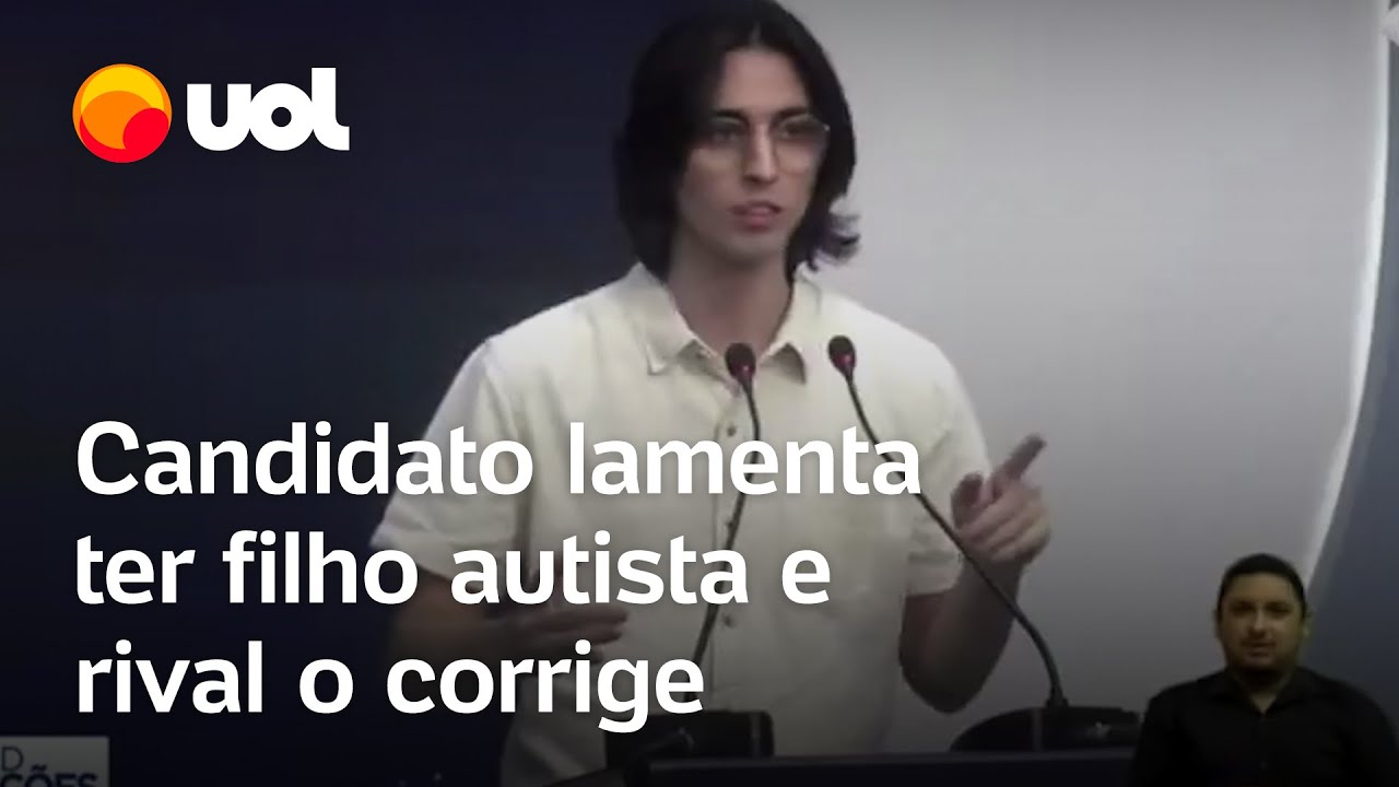 Candidato autista corrige rival que lamentou autismo do filho em debate no AM