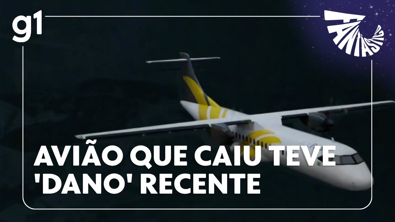 Cruzamento de dados mostra que avião passou por manutenção após ‘dano estrutural’