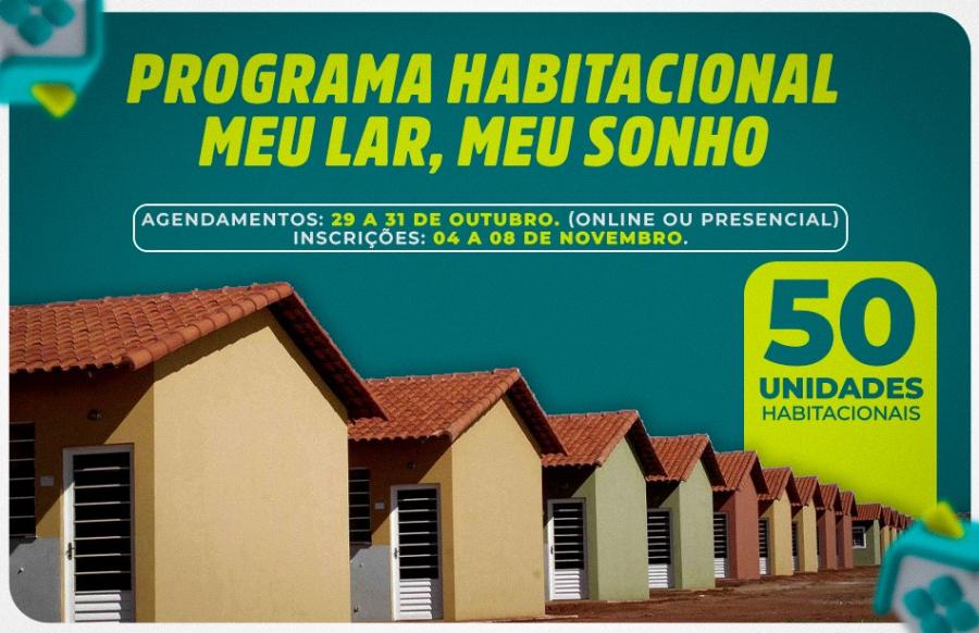 Prefeitura de Primavera do Leste inicia agendamentos para inscrições no programa habitacional Meu Lar, Meu sonho