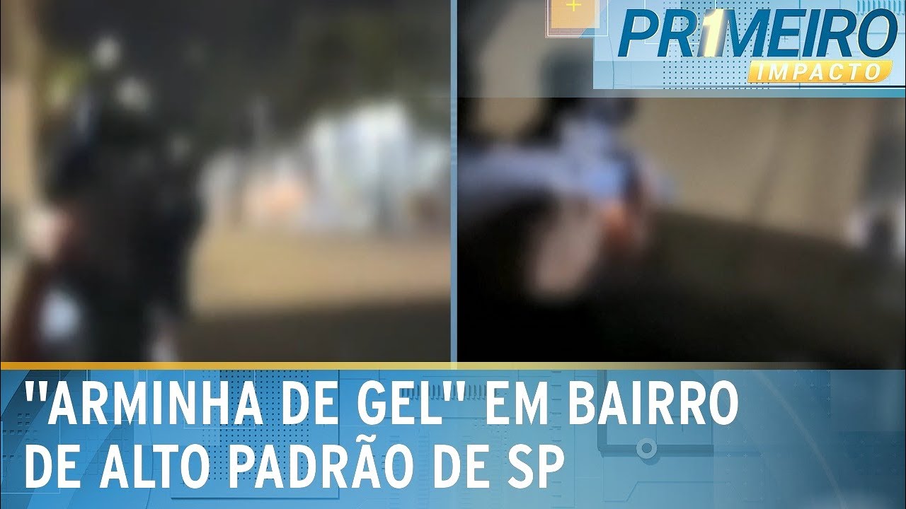 Grupo atira com arma de gel em pessoas em rua de alto padrão de SP; veja