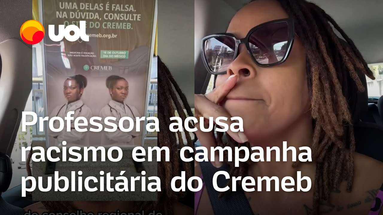 Professora denuncia racismo em campanha do Cremeb em Salvador (BA); Conselho nega