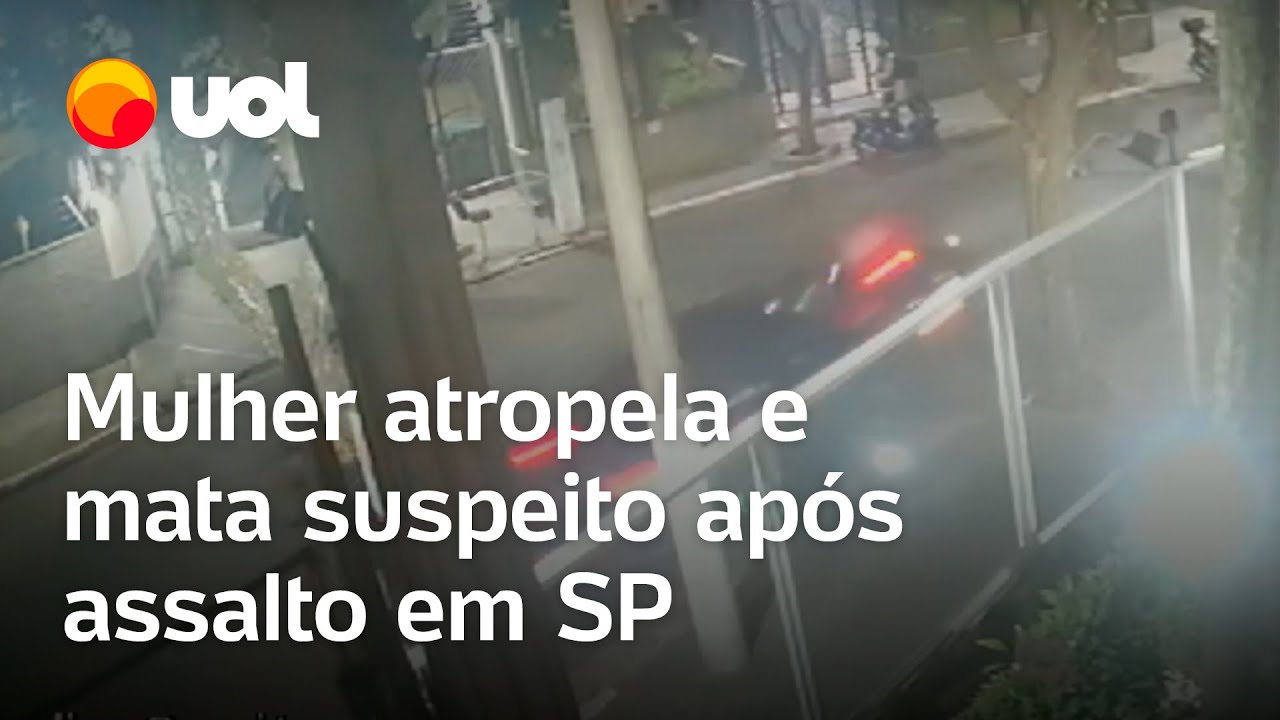 Mulher atropela e mata suspeito de assaltar ela e a amiga na zona sul de São Paulo; veja