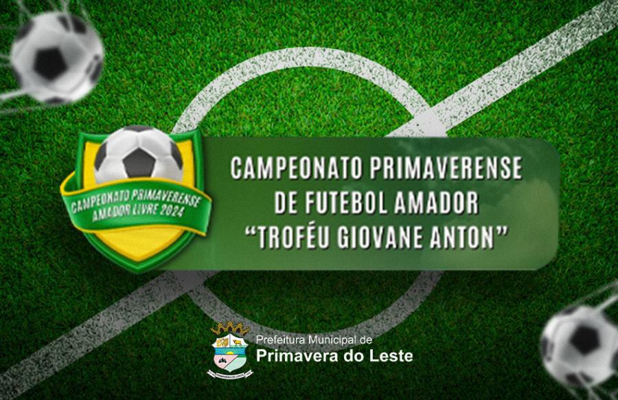 Campeonato Primaverense de Futebol Amador 2024 entra em fase final e últimas disputas começam hoje (5)