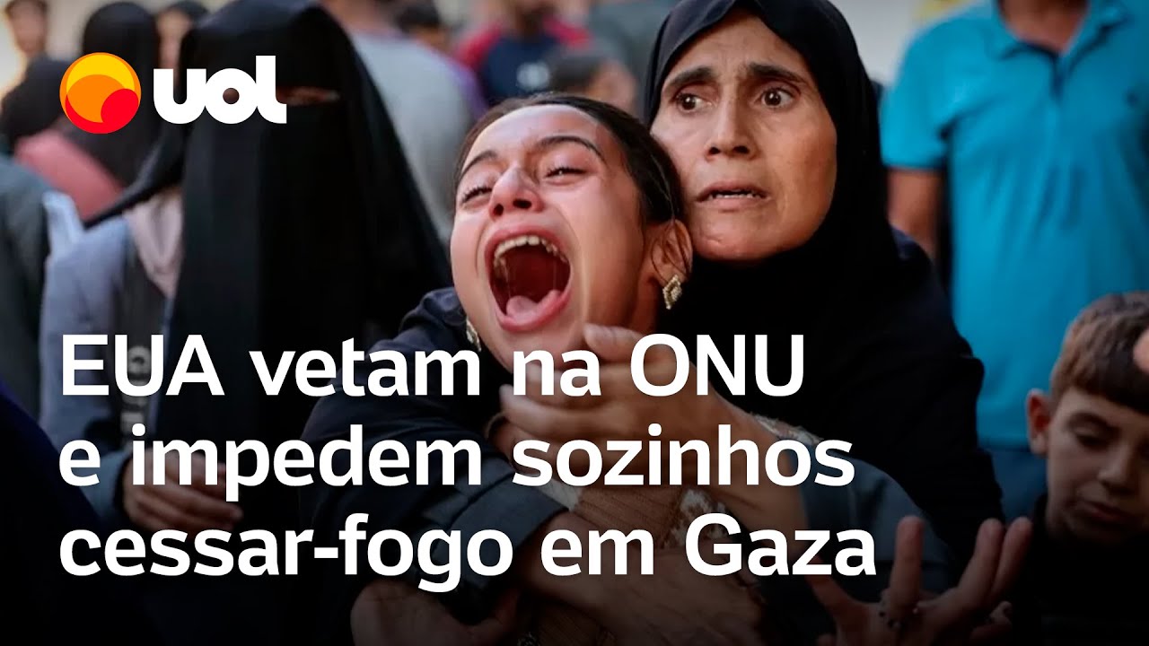 EUA vetam e impedem sozinhos resolução na ONU que pede cessar-fogo em Gaza