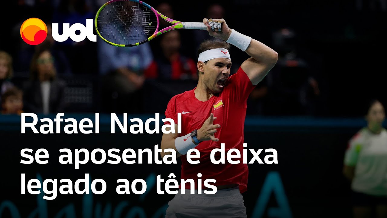 Rafael Nadal se aposenta do tênis após duas décadas de carreira