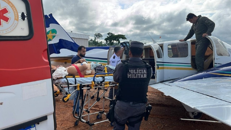 Sargento é baleado na cabeça durante apreensão de caminhão na base do Indea