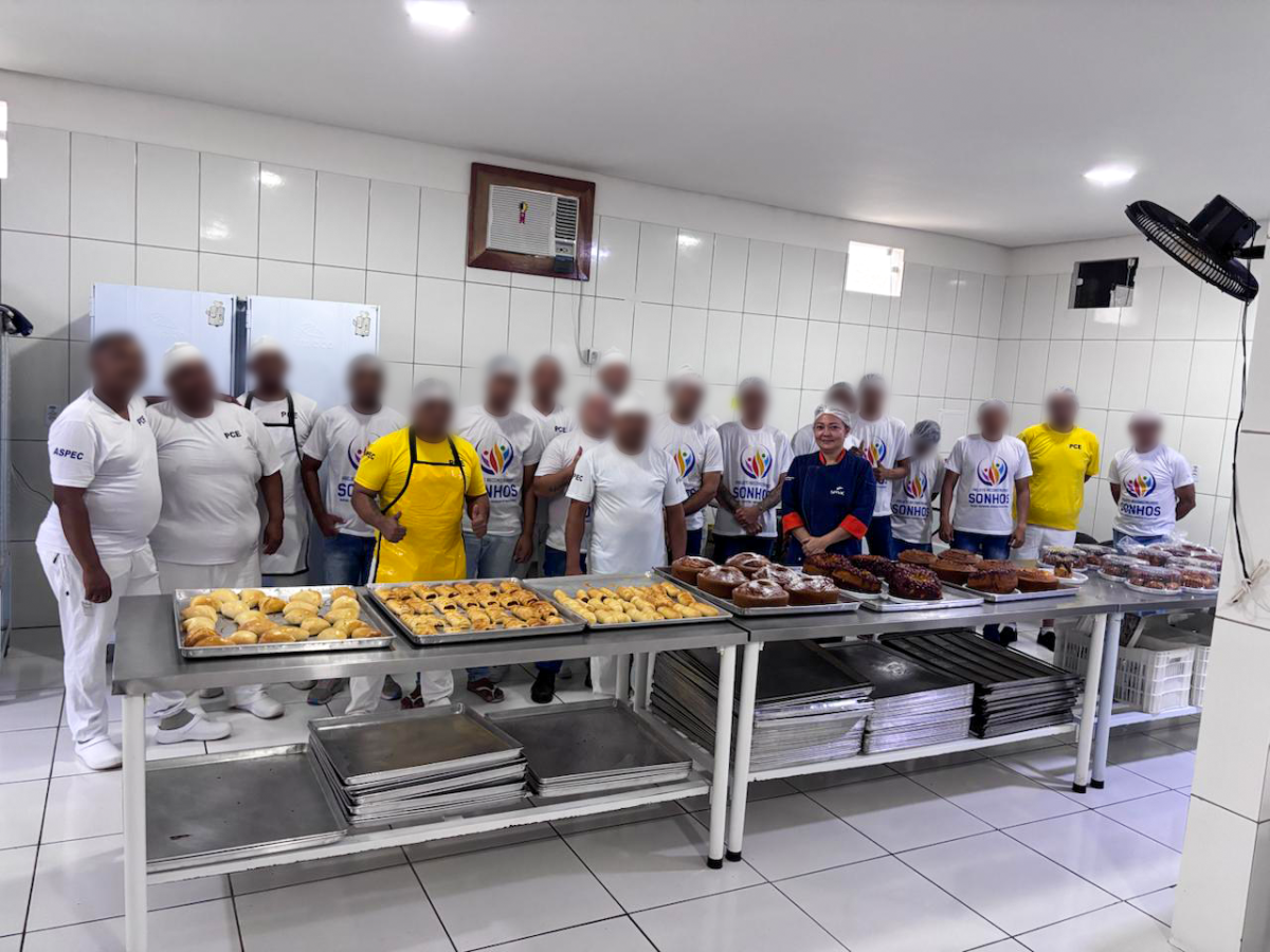 Internos do Pomeri participam de curso profissionalizante oferecido pelo Senac