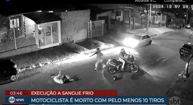 Motociclista é morto em emboscada no Rio Grande do Sul; veja