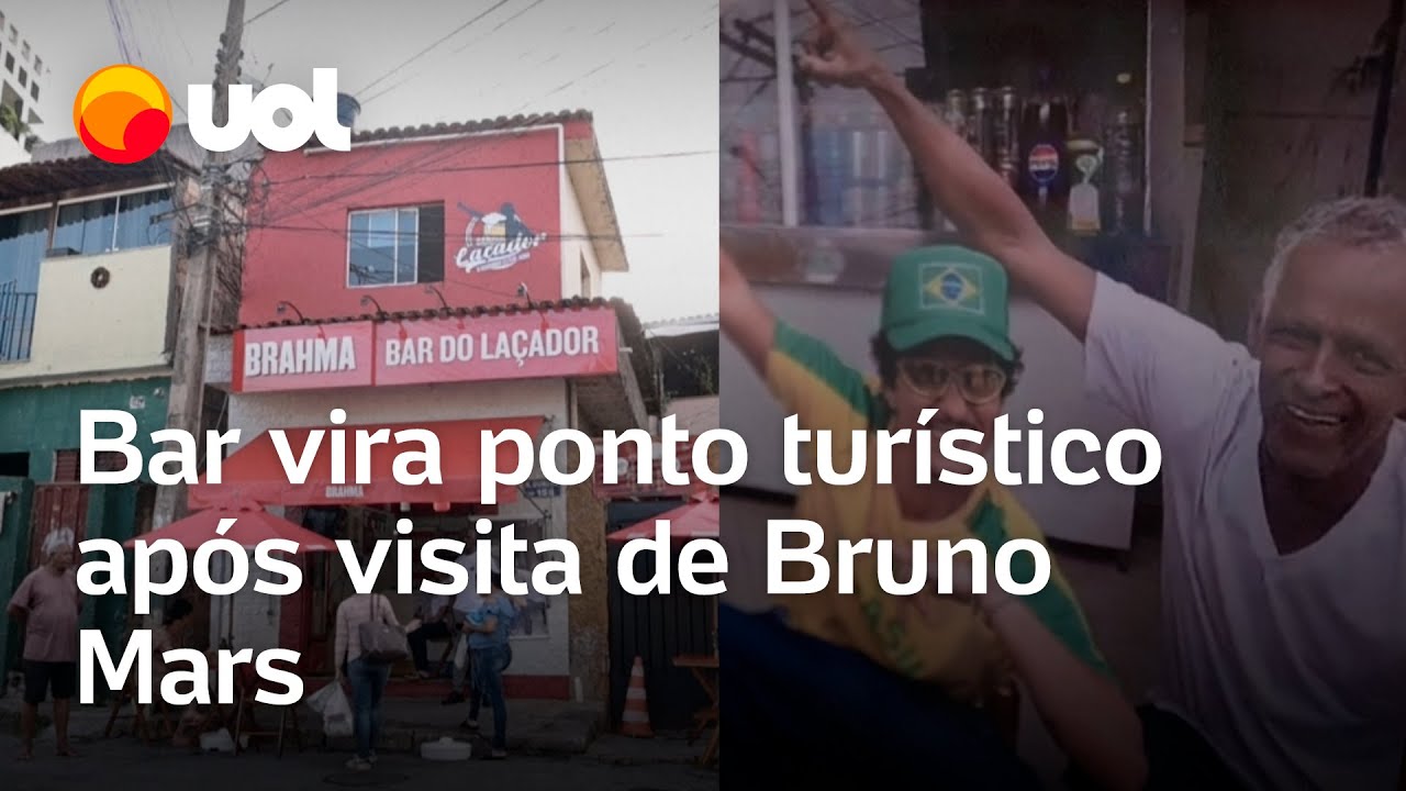 Bar que Bruno Mars visitou vira ponto turístico em Belo Horizonte; veja