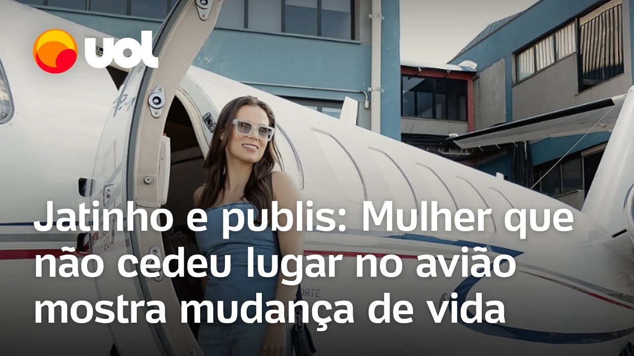 Mulher que não cedeu lugar no avião conta valor de publicidade e mostra voo em jatinho; veja