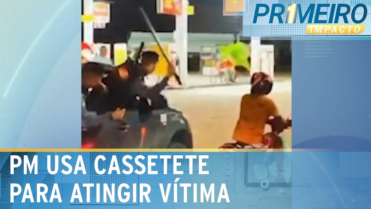 PMs em viatura agridem motociclista durante carreata de Natal; veja