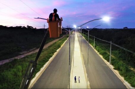 Problemas técnicos foram identificados na instalação da iluminação pública do Contorno Leste