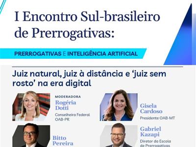 Foto da Notícia: Presidente da OAB-MT ministra palestra em encontro nacional no Paraná