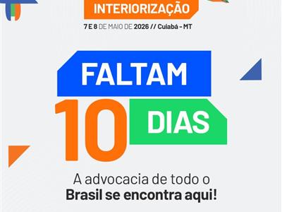 Foto da Notícia: Cuiabá receberá advocacia de todo o país para grande evento nacional