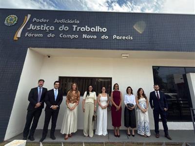 Foto da Notícia: Subseção da OAB-MT acompanha correição em Vara do Trabalho de Campo Novo