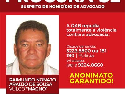 Foto da Notícia: OAB-MT divulga imagem de suposto mandante do assassinato de advogado