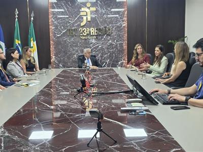 Foto da Notícia: OAB-MT se reúne com o Tribunal Regional do Trabalho para tratar do projeto Equaliza